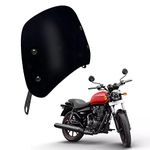 Sterling Windshield/Tinted Flyscreen with All Necessary Fittings Compatible with RE Thunderbird 350x&500c 350 Only- Black