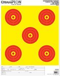 Champion Shotkeeper 5bulls Bright Yellow/Red 12 Pk Champion Traps and Targets 45562