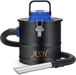 GoCampDirect Ash Vacuum Cleaner -2.6 Gallon Fireplace Ash Vac with 800w Powerful Hose Non-Woven Dust Separator | Dry Stove Vacuum for Fireplaces Pellet Grill Wood Stove Fire Pits Blue