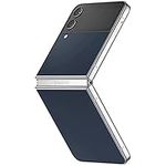 Samsung Galaxy Z Flip 4 256GB Bespoke Edition Unlocked - Silver/Navy/Navy (Renewed)