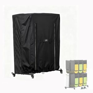 Aidetech Folding Chair Rack Cover for boldworks, Waterproof Chairs Cart Cover, Dust Proof Metal Chair Storage Dolly Chairs Holder Covers-72” L x 37" W x 72" H