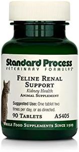 Standard Process Feline Renal Support - Cat Supplement to Support Kidney & Urinary Health - Cat Supplies with Whole Food Ingredients - Feline Supplement for Kidney Function Support - 90 tablets