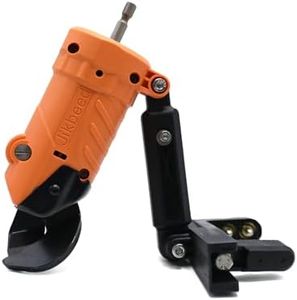 Jikbeed Sheet Metal Cutter Drill Attachment, Electric Drill Shears Attachment Cutter Nibbler, Metal Nibbler Drill Attachment, Compatible with Cordless Drills & Impact Drivers, Cuts 18GA Metal