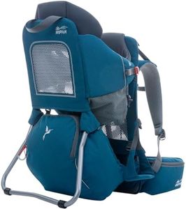 WIPHA Ultralight Toddler Hiking Baby Carrier Backpack with Sunshade, Blue | Ergonomic padded support, adjustable foldable design, storage pocket, comfy for long walks, great travel & Christmas gift