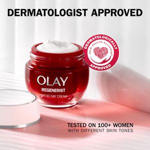 Olay Regenerist Day Face Cream SPF 30 – Anti-Wrinkle Moisturiser with Niacinamide & Peptides, 50ml