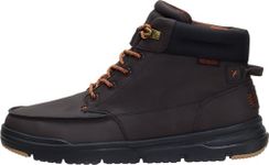 HEYDUDE Men's Bradley II Classic Boot, Chocolate Torte/Multi Size 12 | Pull On Boot | Water Repellent Casual Outdoor Shoe | Lightweight Travel Ready