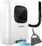 GAVASTO Pro Touchless Vacuum Automatic Dustpan - Ultra Fast & Powerful - Great for Sweeping Salon Pet Hair Food Dirt Kitchen, Canister Vacuum Cleaner Trash Can, Bagless, Auto Sensors, 1500 Watt-White