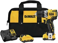 DEWALT 12V MAX XTREME Compact Brushless 3/8 in. Cordless Drill/Driver Kit, 2-Speed , 15 Clutch Settings (DCD701F2)