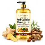 TMPE Anti Cellulite Shape-Up Slimming Massage Oil with Natural power of Triphaladi, Ginger & Tea-Tree Oils. Toning, Firming & Shaping. No More Bumpy Skin, Strawberry Legs. Cellulite Remover for Legs – 300ml
