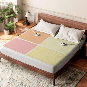 Templewet Heated Mattress Pad King Size,Bed Warmer Pad,Machine Washable