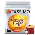 Tassimo Morning Café Coffee Pods x16 (Pack of 5, Total 80 Drinks)