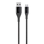 Belkin MIXIT DuraTek Kevlar Micro-USB to USB Cable, 4' (Black)(F2CU051bt04-BLK)