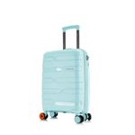 Nasher Miles Paris Hard-Sided Polypropylene Cabin Luggage 20 inch | 55cm | 8 Wheels Small Trolley Bag for Travel | Suitcase (Pastel Green)