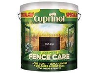 Cuprinol LMFCRO6L 6 Litre Less Mess Fence Care - Rich Oak