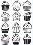 Embossing Folder 4.25"X5.75"-Cupcakes