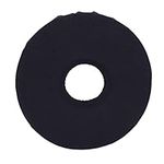 Black 25cm Donut Pillow, Practical Donut Seat Cushion for Bed Sore Decubitus Pain Relief, Hemorrhoid Seat Cushion for Office Chair, Easy Cleaning Durable Hemorrhoid Pillow for Bedridden Patient