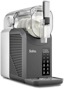 SOHO Slush.e Frozen Drink Maker Machine for Home - 6 Preset Modes for Slushies, Milkshakes, Cocktails, and Cold Drinks, 2L Capacity, Touch Control LED Panel, Easy Clean & Portable Design - Black