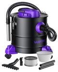 VANPORE Ash Vacuum for Pellet Stoves: 5.2 Gallon Fireplace Ash Vac with 1200w Powerful Suction & Wheeled Base - Ash Vacuum Cleaner for Fireplaces, Pellet Grill, Wood Stove, Fire Pits