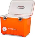 Engel UC13 13qt Leak-Proof, Air Tight, Drybox Cooler and Small Hard Shell Lunchbox for Men and Women in Orange High-Visibility