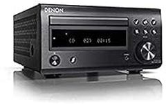 Denon RDCM41DAB Hifi Receiver with CD Player, Audio Receiver for HiFi, Bluetooth, 2x30W + Subwoofer PreOut, FM Radio/DAB/DAB+ Tuner, 2x Digital Optical Input & 1x Headphone Output - Black