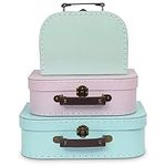 Jewelkeeper Paperboard Suitcases, S