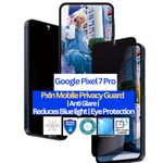 PxIn Mobile Privacy Guard compatible with Google Pixel 7 Pro | Mobile Privacy screen protector | Anti Glare | Anti Spy Screen Protector | Reduces blue light | Scratch proof | Eye Protection