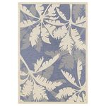 Couristan Monaco Coastal Floral Indoor/Outdoor Area Rug, 5'10" x 9'2", Ivory/Sapphire