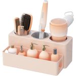Lifewit Hair Tool Organizer, Hair Blow Dryer Holder Countertop, Removable Acrylic Hair Brush Storage Stand for Curling Iron/Hair Styling Tools/Makeup Accessories in Bathroom, Vanity, Kitchen