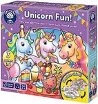 Orchard Toys Unicorn Fun! - 3 in 1 Educational Board Games for 4+ Year Olds - Unicorn Gifts for Girls and Boys - Number and Counting Games for Kids - Age 4-8 Years - 2-4 Players