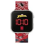 Spiderman Boy's Digital Quartz Watch with Silicone Strap SPD4719ARG