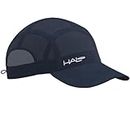 Halo Headband Low-Profile,Quick Drying Running Hats Men Women. Integrated Sweatband absorbs redirects Sweat. UPF50+. SZ 7 3/8, Navy Blue, One size