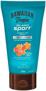 Hawaiian Tropic Island Sport Sunscreen Lotion SPF50+ 180ml, Sweat-resistant, 4-Hour Water Resistant, Non-greasy