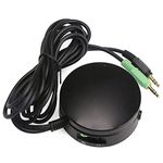 DROK® Micro Computer Speakers and Headphone Audio Switch Volume Control Regulator Speaker Switching Device Audio Volume Adjusting with 6 Feet Cable for Computer Audio Stereo System