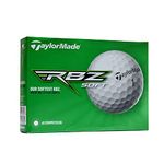 Golfoy Urethane Taylormade Rbz Soft Golf Balls-White Color(Pack Of 12)|Latest 2021 Edition|Extreme Soft Feel|Best For Mid&High Handicap