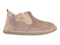 Vanuba - Men's Slippers Columbia 11 UK, Lambskin Winter Shoes with Replaceable Insole, Warm Winter Shoes for Men, Genuine Leather, Handmade - Beige