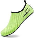 Racqua Water Shoes Quick Dry Sea Aqua Kayaking Lightweight Swimming Beach Non Slip Wetsuit Breathable Pool Shoes Socks Wet Diving Shoes for Men Women Green 40/41