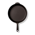 Field Company 12-Inch Cast Iron Skillet – No.10, Lightweight & Smooth, Nonstick, Preseasoned with Organic Oil – Made in USA, Non-Toxic – Great for Roast Chicken, Family Dinners, Vintage Design