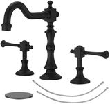 BWE Black Widespread Faucet for Bat