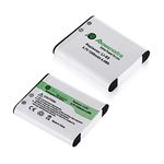 Powerextra 2 x Batteries Compatible with Olympus LI-50B,Pentax D-LI92, Ricoh Pentax Optio I-10 RZ10 RZ18 WG-1, WG-2, WG-2GPS, WG-3, WG-3GPS, WG-4, WG-4GPS, WG-5GP, SWG-10, SWG-20, WG-30, WG-30W, X70