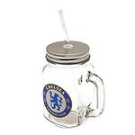 Chelsea FC Mason Jar Drinking Glass