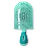 NuWay 4HAIR® U.S. Patented Detangler Hair Brush for Men & Women - Teal | Hair Comb for Scalp Care - Fast Dry Venting Scheme - Special Formulated Bristles | TravelC Detangling Brush for All Hair Type