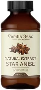 Pure Star Anise Extract for Baking and Flavoring - 4 OZ - Premium Quality Natural Flavors for Baked Goods, Desserts, & Cooking