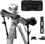 Zeapon Micro3 E700 Motorized Double Distance Camera Slider, Travel Distance 30.3 Inch, Hellaflush Design 4KG-12KG Super Payload, Vacuum Adjustable Damping, Stable Shooting, App Control
