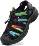 Women's Sports Sandals Summer Outdoor Adventurous Beach Shoes Lace Adjustable Double Buckle Hiking Sandals