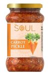 Soul Carrot Pickle 380g -Crunchy Delight in Sunflower Oil