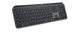 Logitech MX Keys S PLUS Wireless Keyboard, Low Profile, Fluid Quiet Typing, Programmable Keys, Backlighting, Bluetooth, USB C Rechargeable, Windows PC, Linux, Chrome, Mac, QWERTY UK English - Graphite