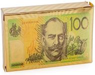 Gold Foil Aussie $100 Playing Cards