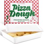 Stock Your Home Pizza Dough Proofing Container with Lid (1 Pack), Homemade Bread Dough Proofing Box, Pizza Dough Container, Pizza Dough Box, Pizza Proofing Box, Pizza Box for Proofing Dough