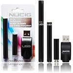 NUCIG UK Brand Premium Electronic Cigarette Starter Kit | Electric Cigarette Starter Kit | e Cigarette kit (BLACK)