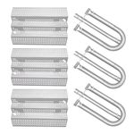 Boloda 92461 Stainless Steel Heat Plate and Grill Burner Repair Kit Replacement Grill Parts for American Outdoor Grill Gas Grill Models